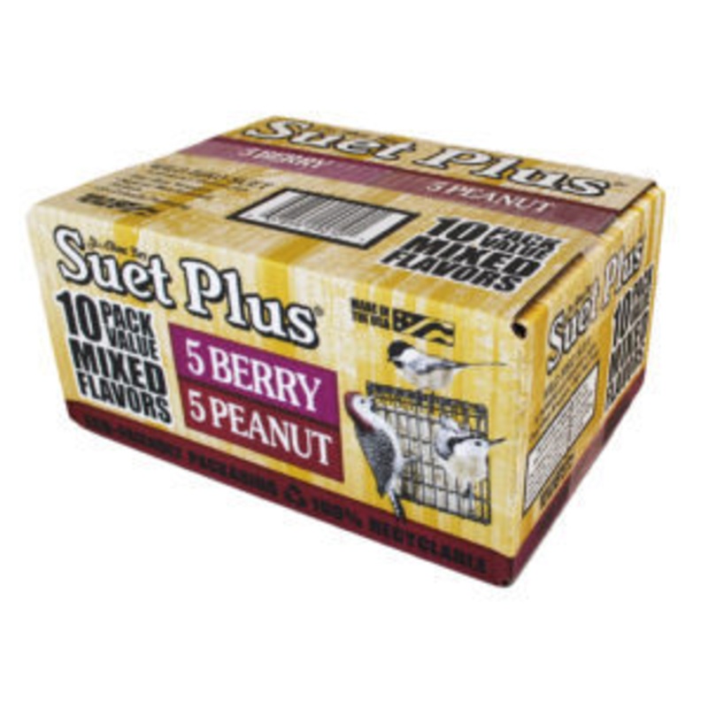 Wildlife Sciences Suet Plus Mixed Berry & Peanut Suet 10 Pack