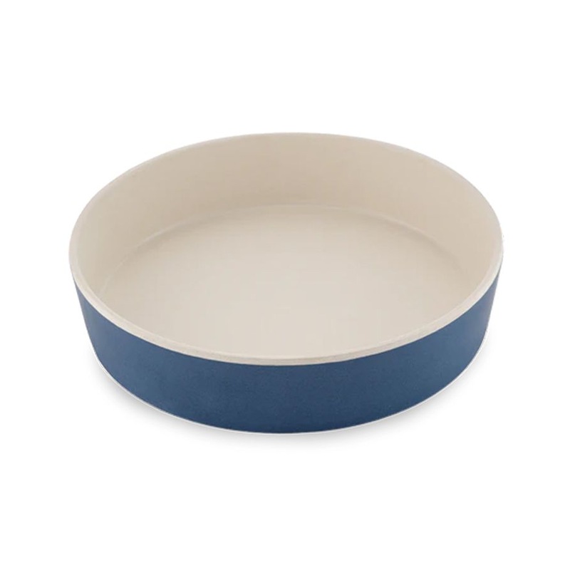 Beco Classic Bamboo Cat Bowl – Midnight Blue