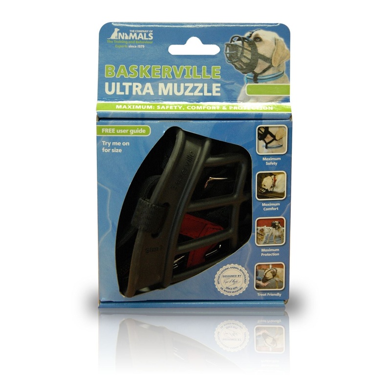 Company of Animals Baskerville Ultra Muzzle Black Black Size 1