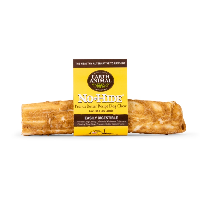 Earth Animal No Hide Peanut Butter 4″ Roll Dog Chew