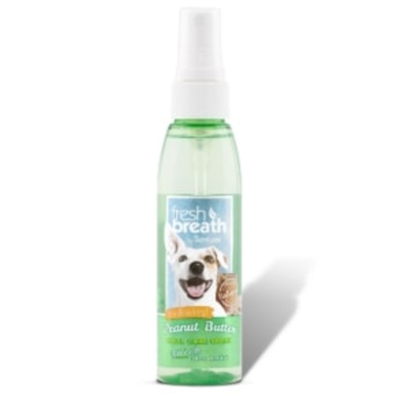 Tropiclean Fresh Breath Oral Care Spray for Dogs Peanut Butter