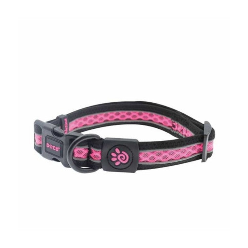 DOCO Lunar Mesh Collar (DCA032)[Color – Pink, Size – L]
