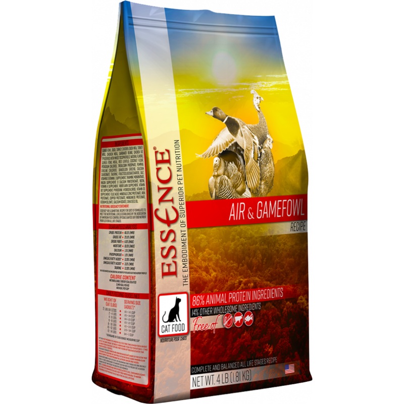 Essence Grain Free Air & Gamefowl Recipe Dry Cat Food