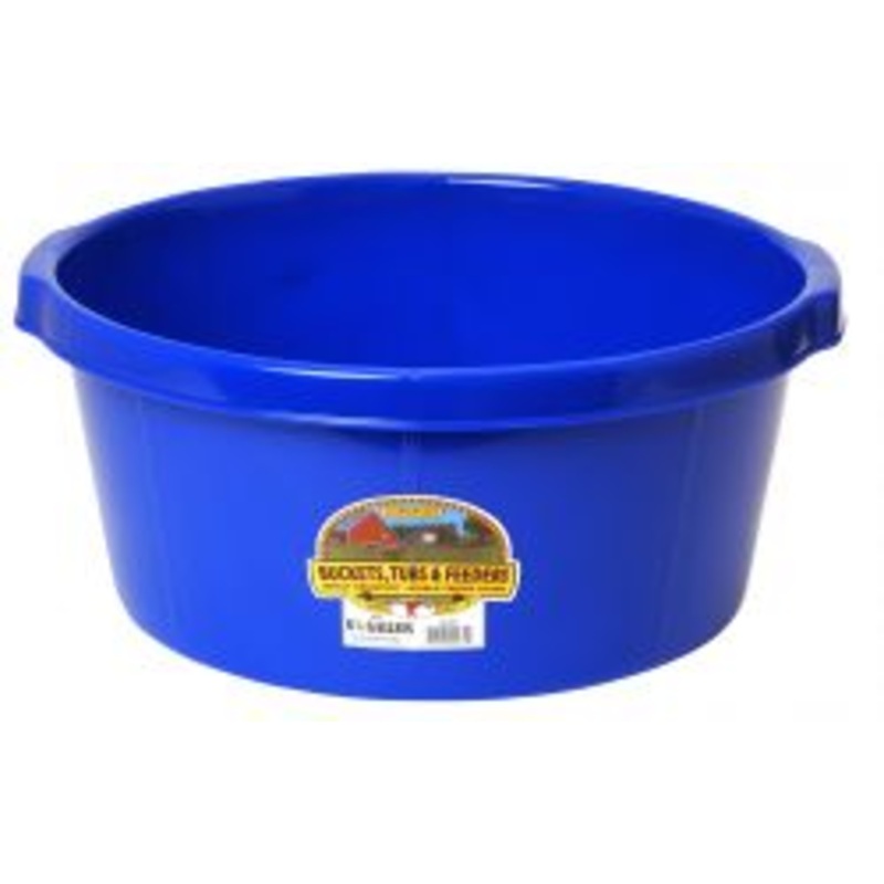 Little Giant 6.5 Gallon Plastic All-Purpose Tub Red