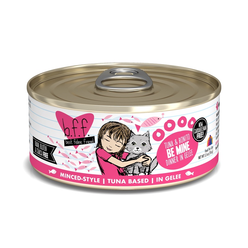 Weruva B.F.F Best Feline Friend Tuna & Bonito Be Mine 5.5oz Single 5.5oz