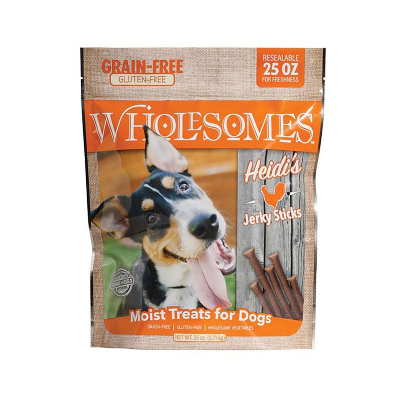 Wholesomes Heidis Jerky Stick for Dog 25 Oz