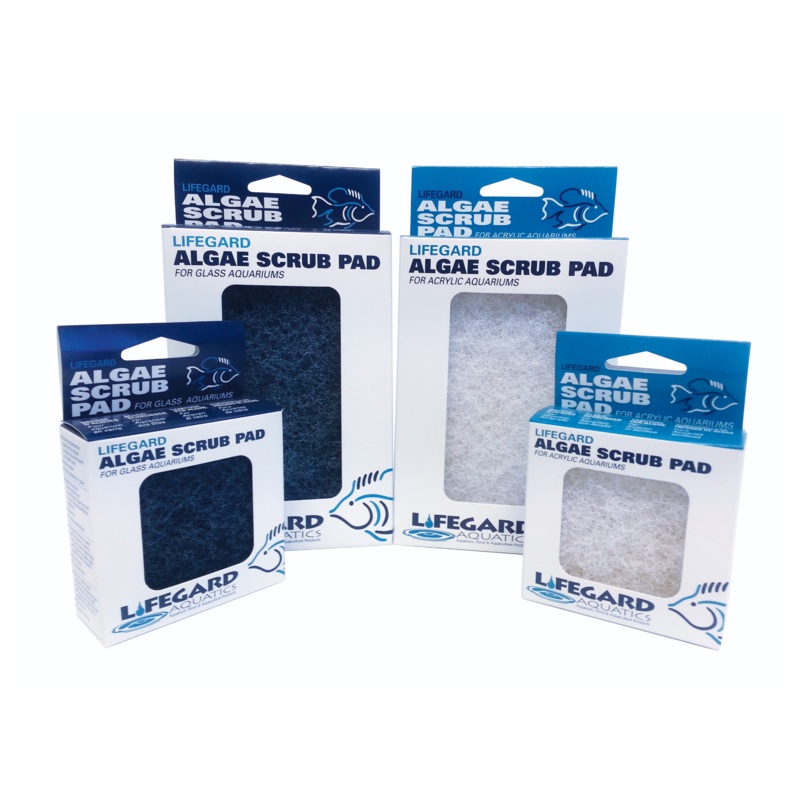 3″ x 4″ WHITE ALGAE PAD Acrylic aquariums.