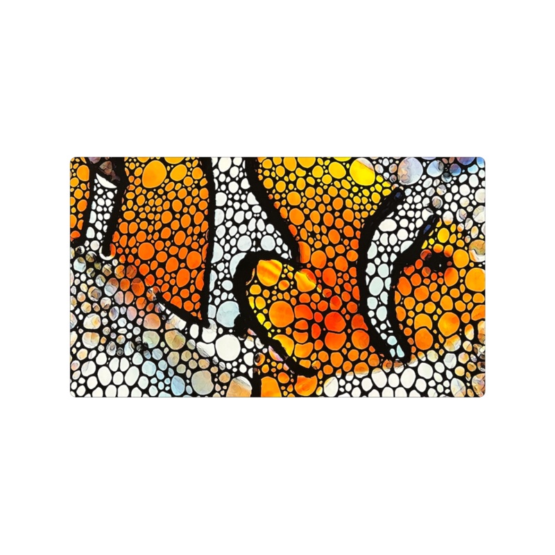 Aquarium Mats Aquarium Mat with Clownfish Artwork- MAP $34.99