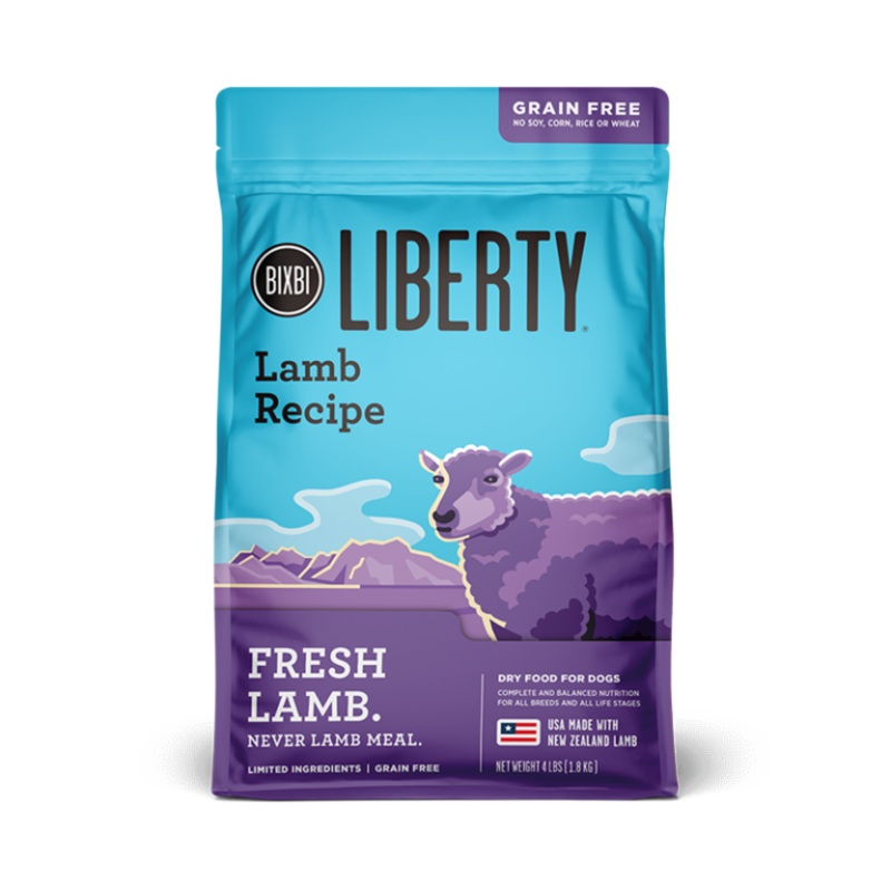 BIXBI Pet Liberty Dry Food for Dogs  Lamb Recipe