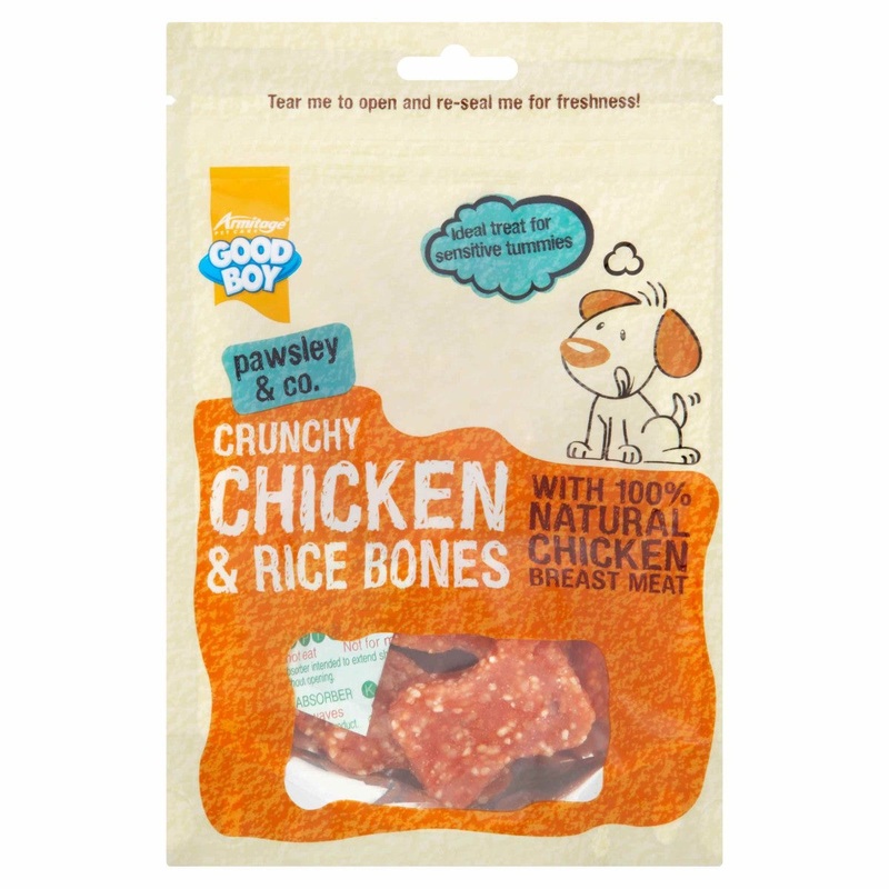 Crunchy Chicken & Rice Bones – 100G