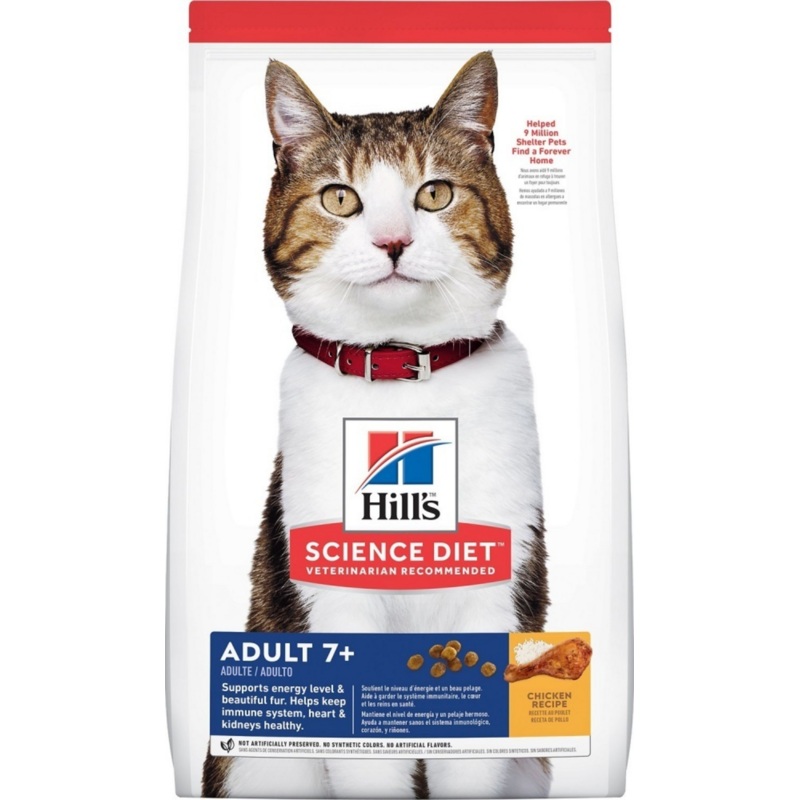 Hill’s Science Diet Adult 7+ Chicken Recipe Dry Cat Food