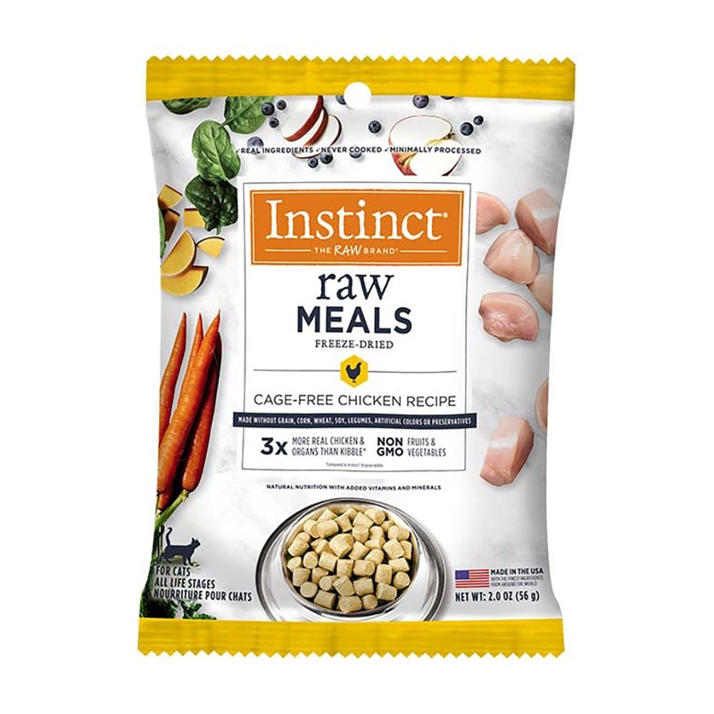 Instinct Raw Meals Freeze-Dried Cat Food Cage-Free Chicken 2 oz