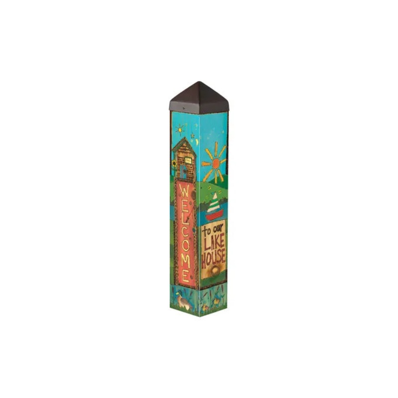 Live Love Lake 20″ Art Pole