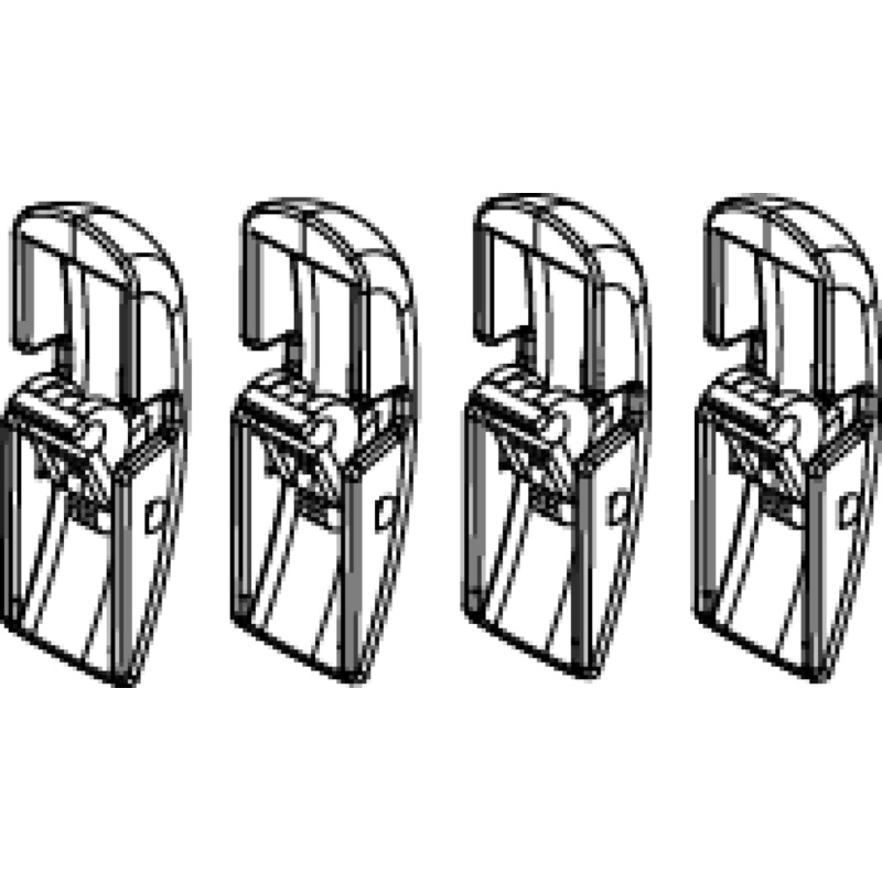 SPACE EKO+ OPENING CLOSING HOOKS 2PCS