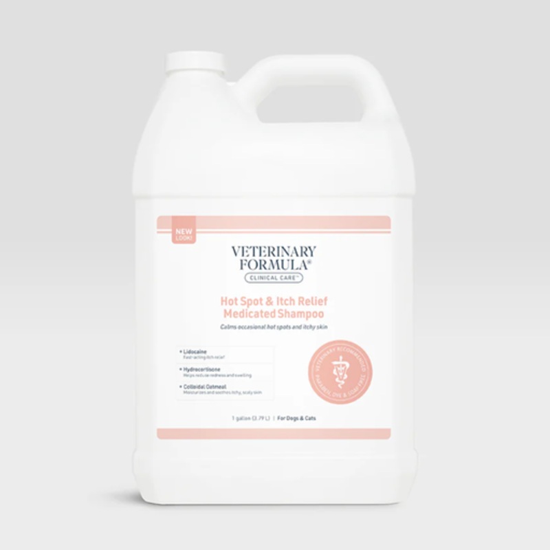 Synergy Labs Veterinary Formula Clinical Care Hot Spot & Itch Relief Medicated Shampoo For Dogs & Cats[Volume – 3.79 L]