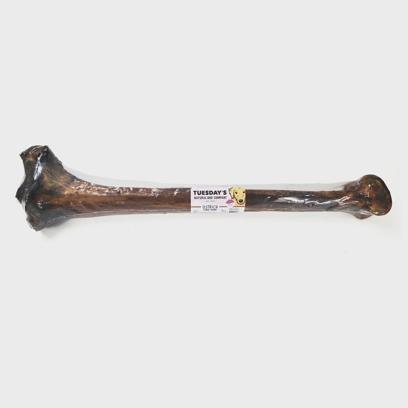 Tuesday’s Natural Dog Company Ostrich Long Bone Dog Chew