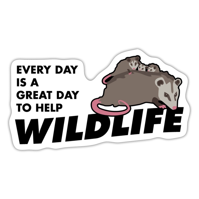 WHS Wildlife “Great Day” Sticker white matte