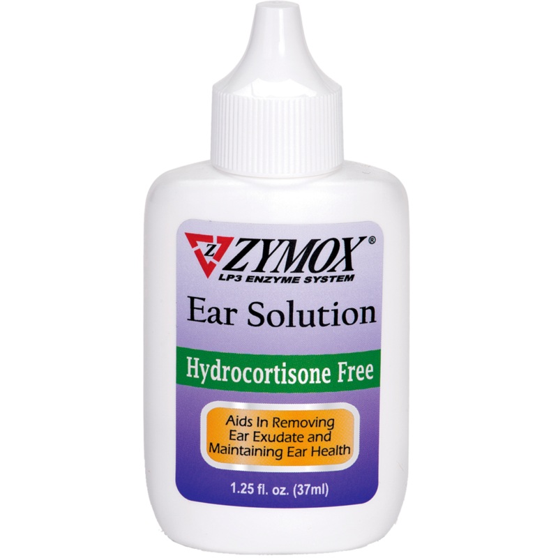 ZYMOX Enzymatic Ear Solution Hydrocortisone Free 1.25-oz