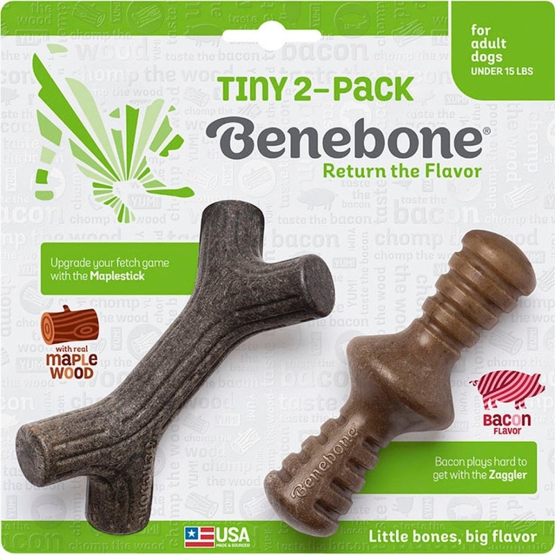 BENEBONE TINY PACK MAPLESTICK/ZAGGLER 2 PK MAPLE WOOD