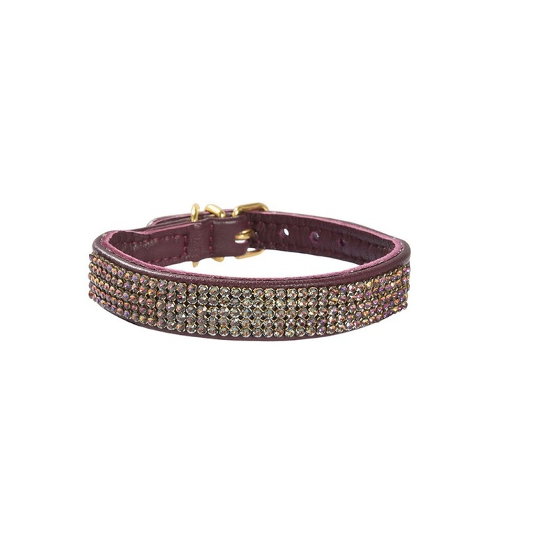 Crystal Princesse Collar – Prune / 40 cm