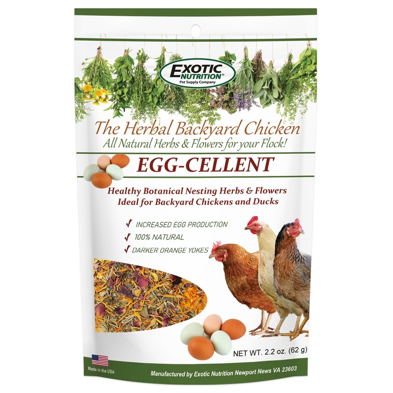 Egg-Cellent Chicken Nesting Herbs Backyard Chicken Treat 2.2 oz
