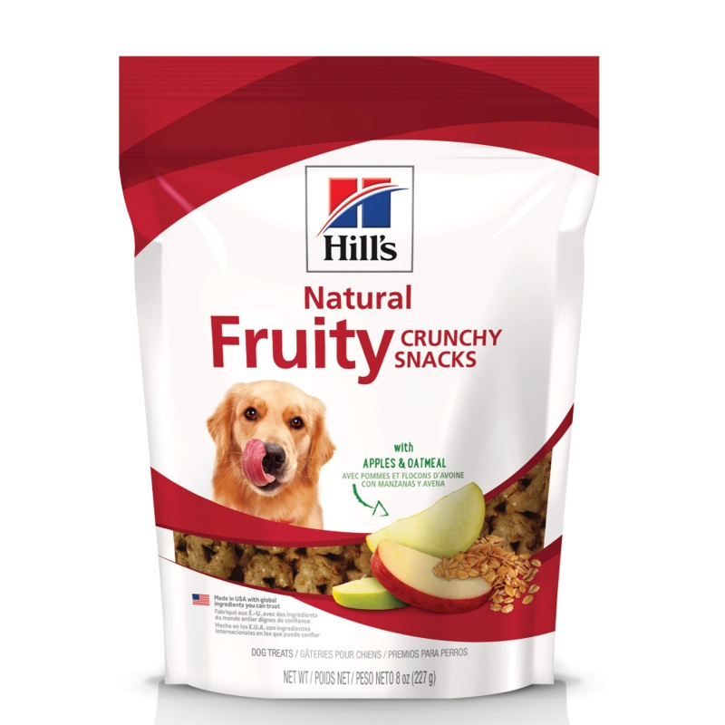 Hill’s Science Diet Fruity Snacks with Apple & Oatmeal Dog Treats
