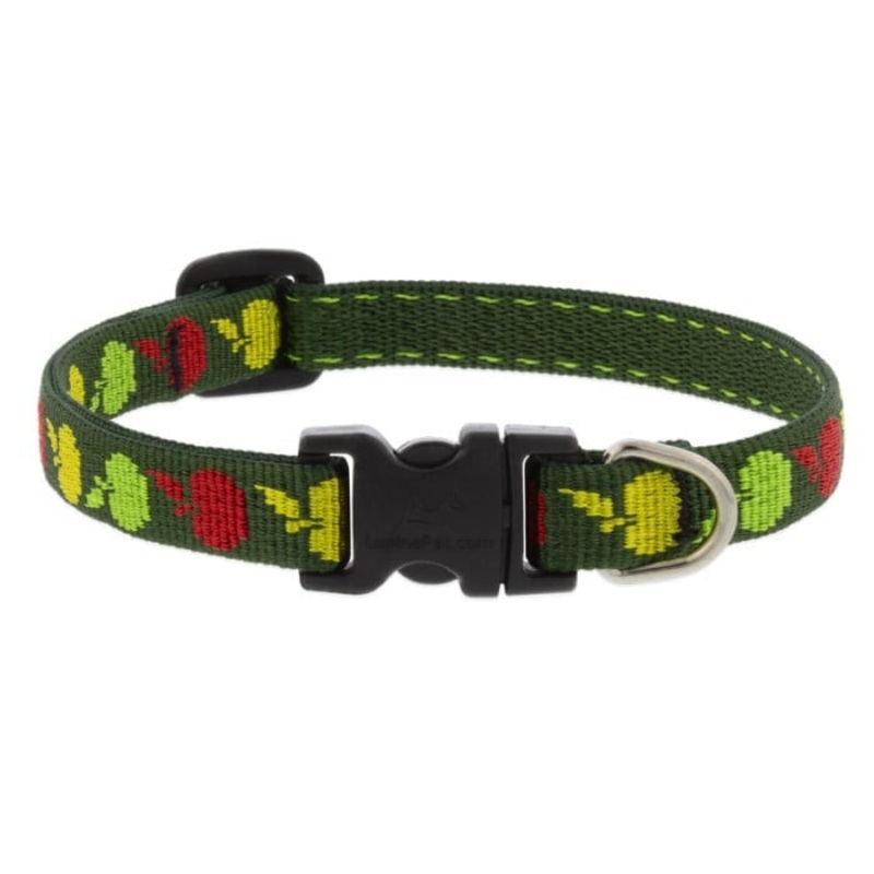 Lupine MicroBatch Dog Collar 1/2″ x 6″-9″ Apple Season
