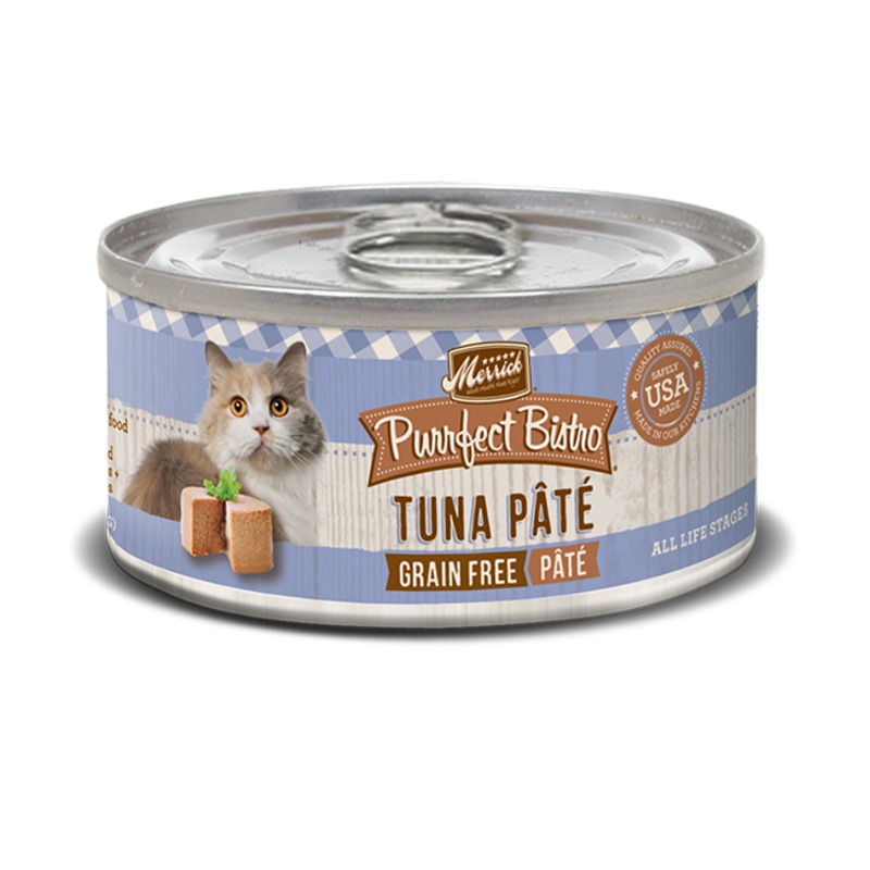 Merrick Purrfect Bistro Tuna Pate Wet Cat Food 3-oz. Can
