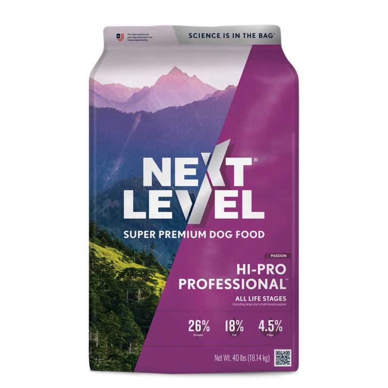 Next Level Super Premium Dog Food Hi-Pro Professional 40 Lb