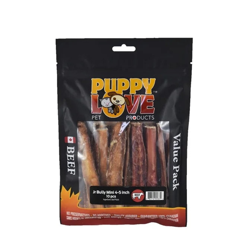 Puppy Love Jr Bully Mini 10pk Dog Chew Single