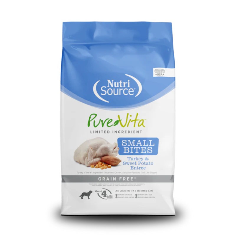 Turkey & Sweet Potato Small Bites Entre Limited Ingredient Grain-Free Dry Dog Food 4 Pounds