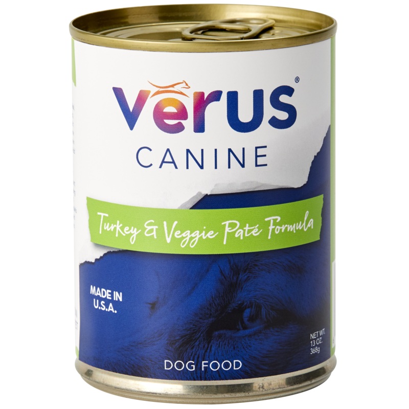 Verus Canine Turkey & Veggie Pate Formula 13oz – 12 cases