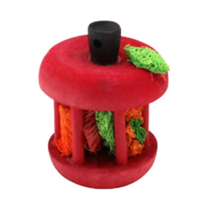 A&E Cage Nibbles Foraging Apple Small Animal Chew Toy Nibbles Foraging Apple