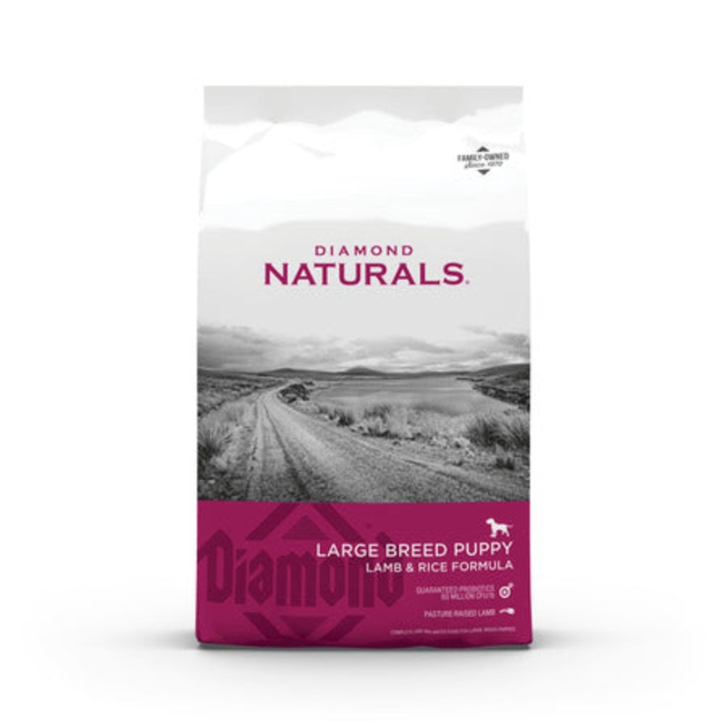 Diamond Naturals Large Breed Puppy Lamb & Rice Dry Dog Food Formula 6lb