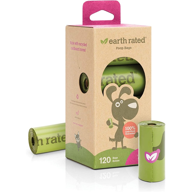 Earth Rated Dog Poop Bags, 8 pack – Lavender