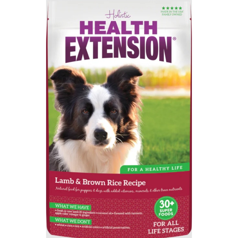 Health Extension Lamb and Brown Rice Dry Dog Food
