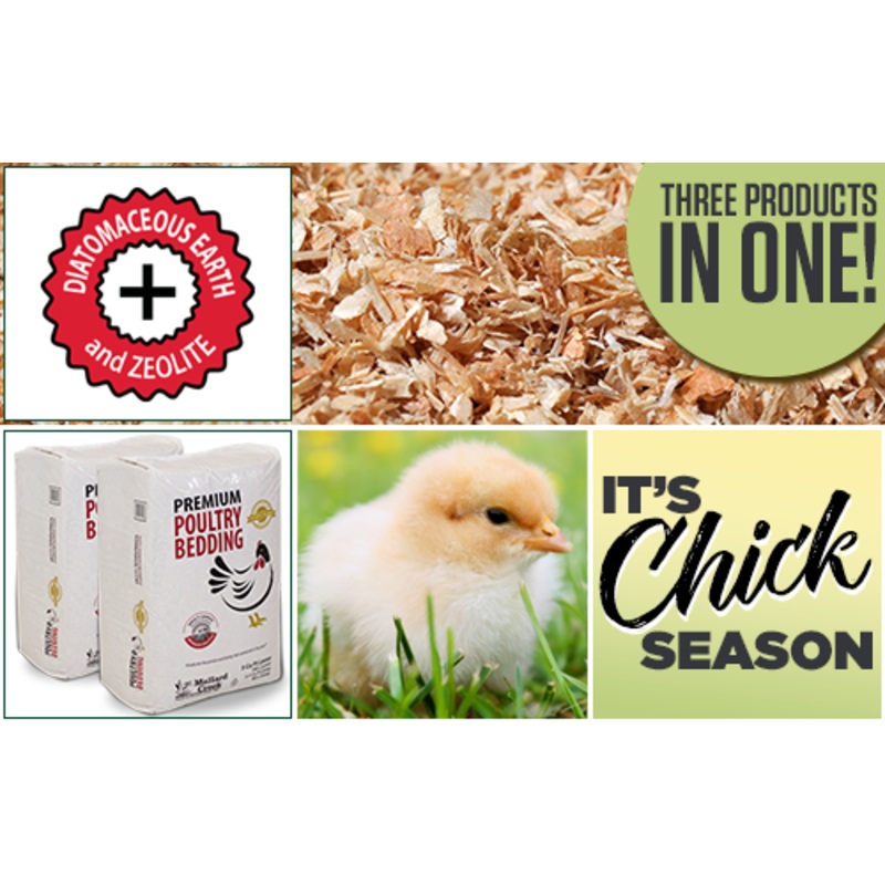 MALLARD CREEK POULTRY BEDDING WITH DIATOMACEOUS EARTH