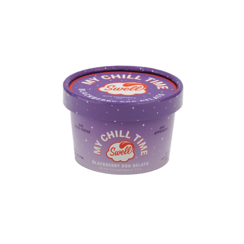 Swell My Chill Time Blackberry with Chamomile Tea Frozen Gelato Dog Treat