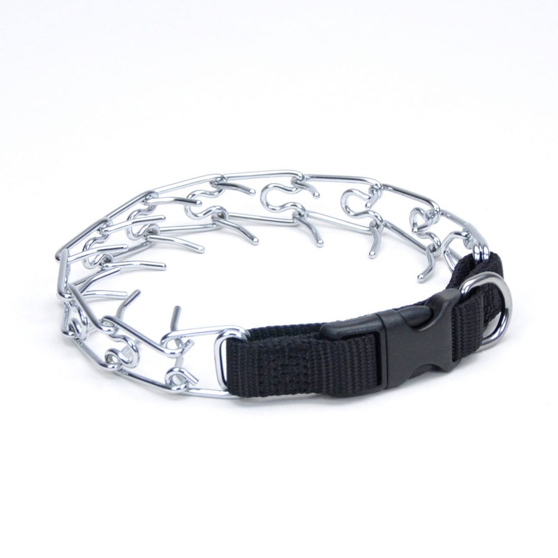 Titan Easy-On Dog Prong Training Collar with Buckle Small