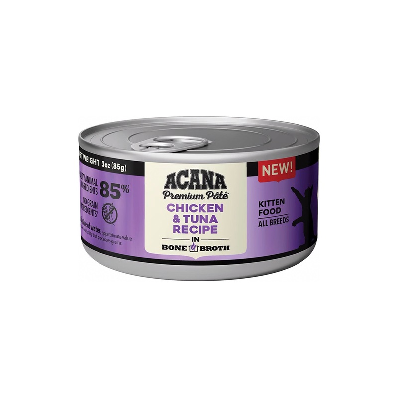 Acana Premium Pate – Chicken & Tuna Kitten Recipe Wet Cat Food 3oz
