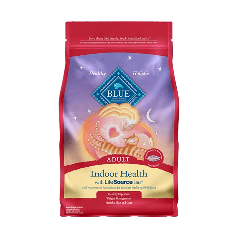 Blue Buffalo Indoor Health Salmon & Brown Rice Recipe Cat Food 15 Lbs