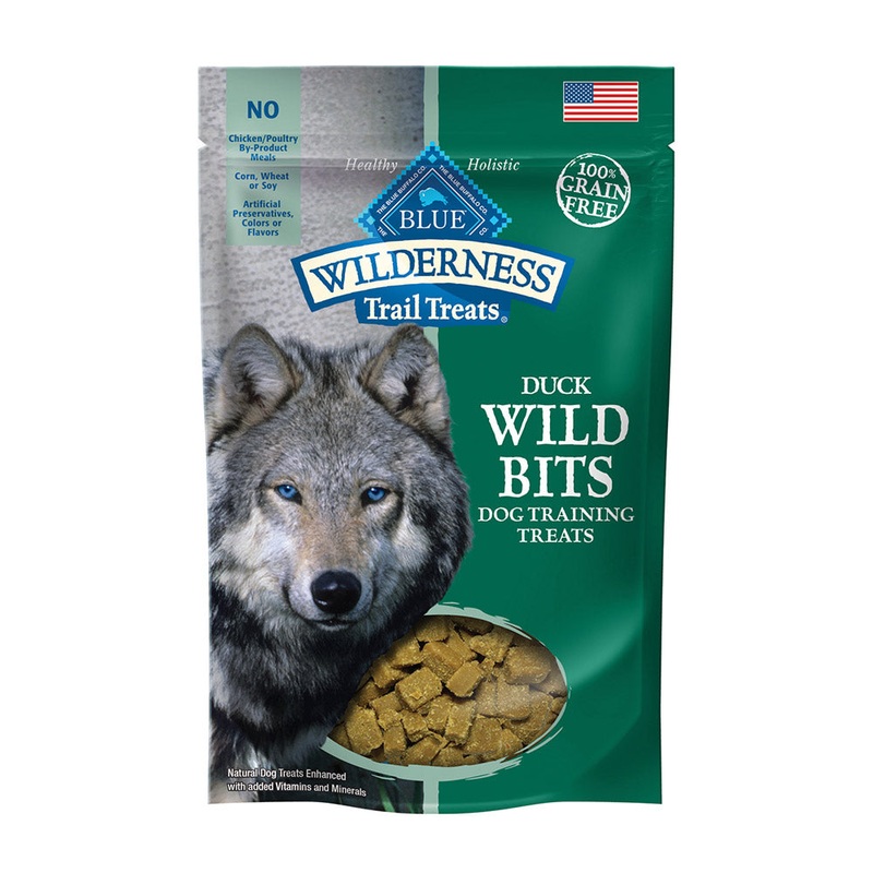 Blue Buffalo Wilderness Trail Treats Duck Wild Bits Grain Free Dog Training Treats 4 Oz