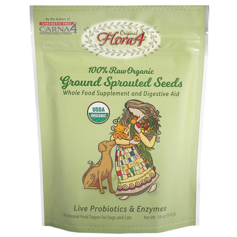 Flora4 Organic Sprouted Seeds Supplement 1.5 oz (Trial Size)