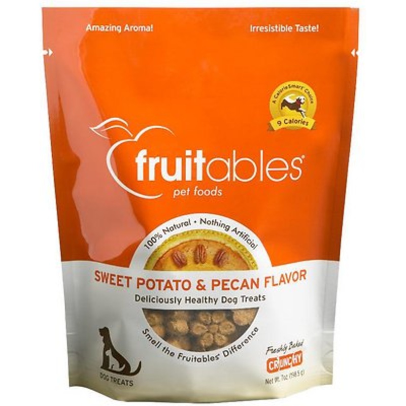 Fruitables Sweet Potato & Pecan Flavor Crunchy Dog Treats