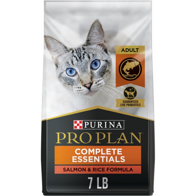 Purina Pro Plan Complete Essentials Adult Salmon & Rice Formula Dry Cat Food