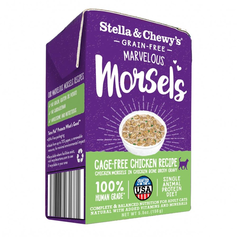 Stella & Chewy’s Marvelous Morsels Cage Free Chicken Recipe Wet Cat Food