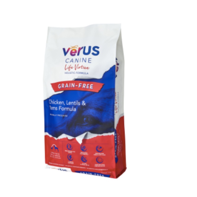 Verus Life Virtue Chicken Grain Free Dry Dog Food 4-  Lb Bag