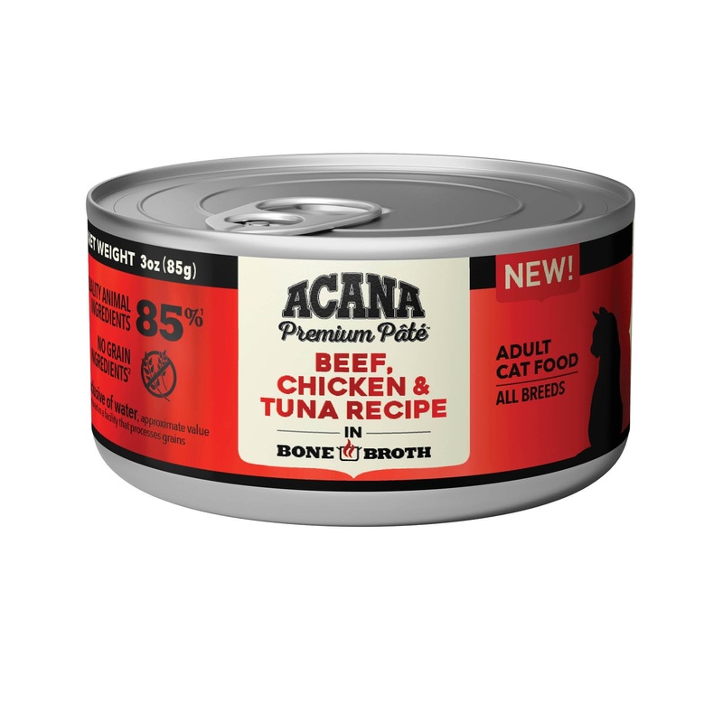 ACANA Premium Pt, Beef, Chicken & Tuna Recipe Wet Cat Food