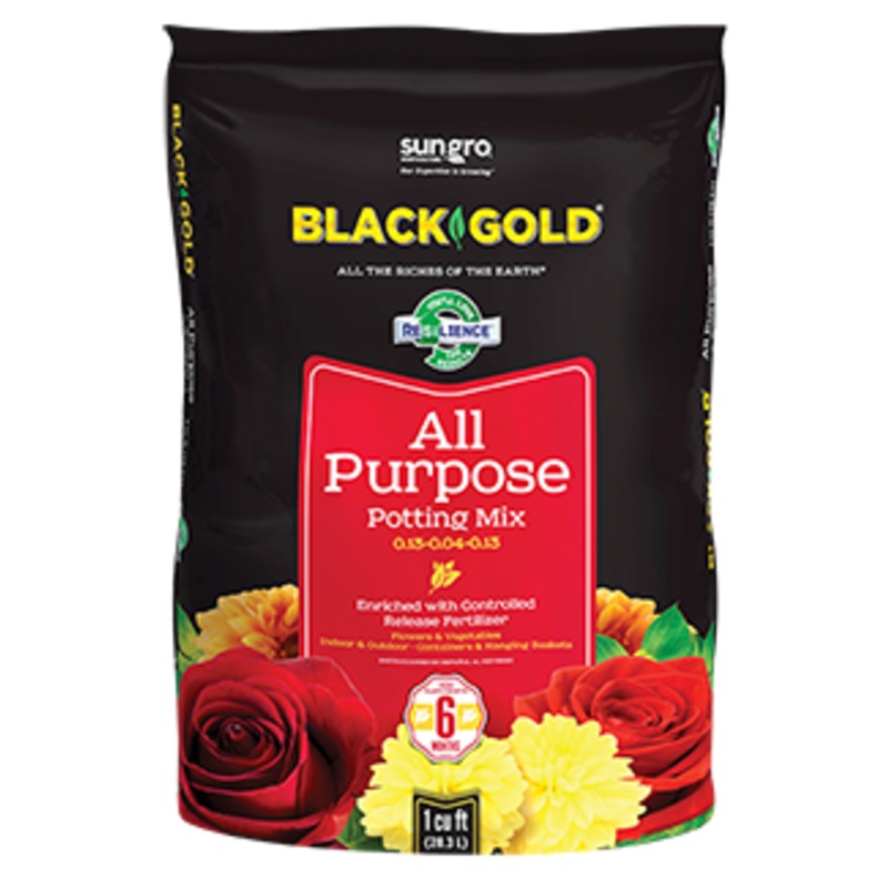BLACK GOLD All Purpose Potting Mix 8 Quarts