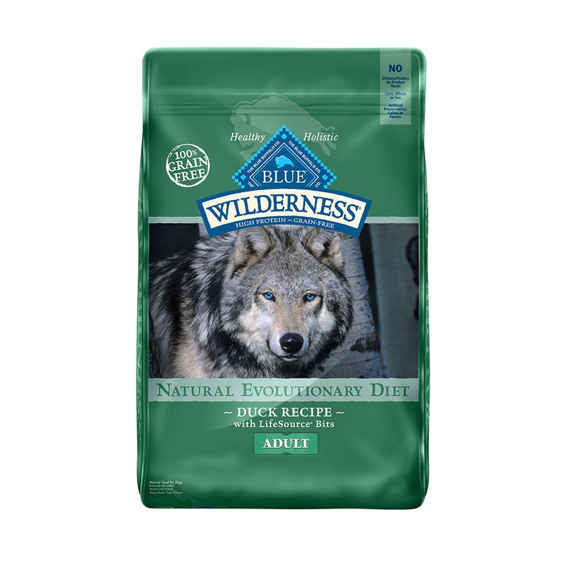 Blue Buffalo Wilderness Nature’s Evolutionary Diet Grain Free Duck Adult Dog Food 11 Lbs